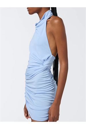 Stella Mini Turtleneck Open Back Mini Dress THE ANDAMANE | T190116ATJP073CIELO